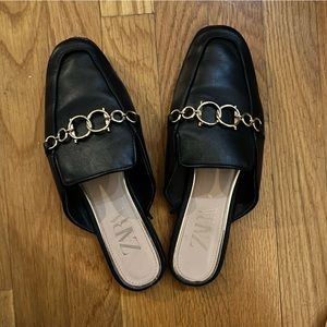 Zara leather mules